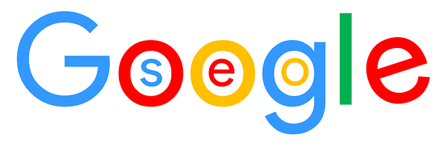 logo Google s nápisem SEO uvnitř
